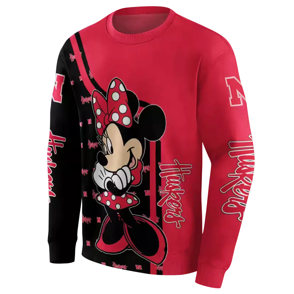 nebraska cornhuskers minnie mouse red hoodie new arrival nebraska cornhuskers minnie mouse red hoodie new arrival