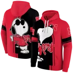 nebraska cornhuskers playful snoopy red hoodie best selling