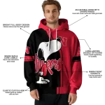 nebraska cornhuskers playful snoopy red hoodie best selling
