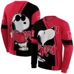 nebraska cornhuskers playful snoopy red hoodie best selling