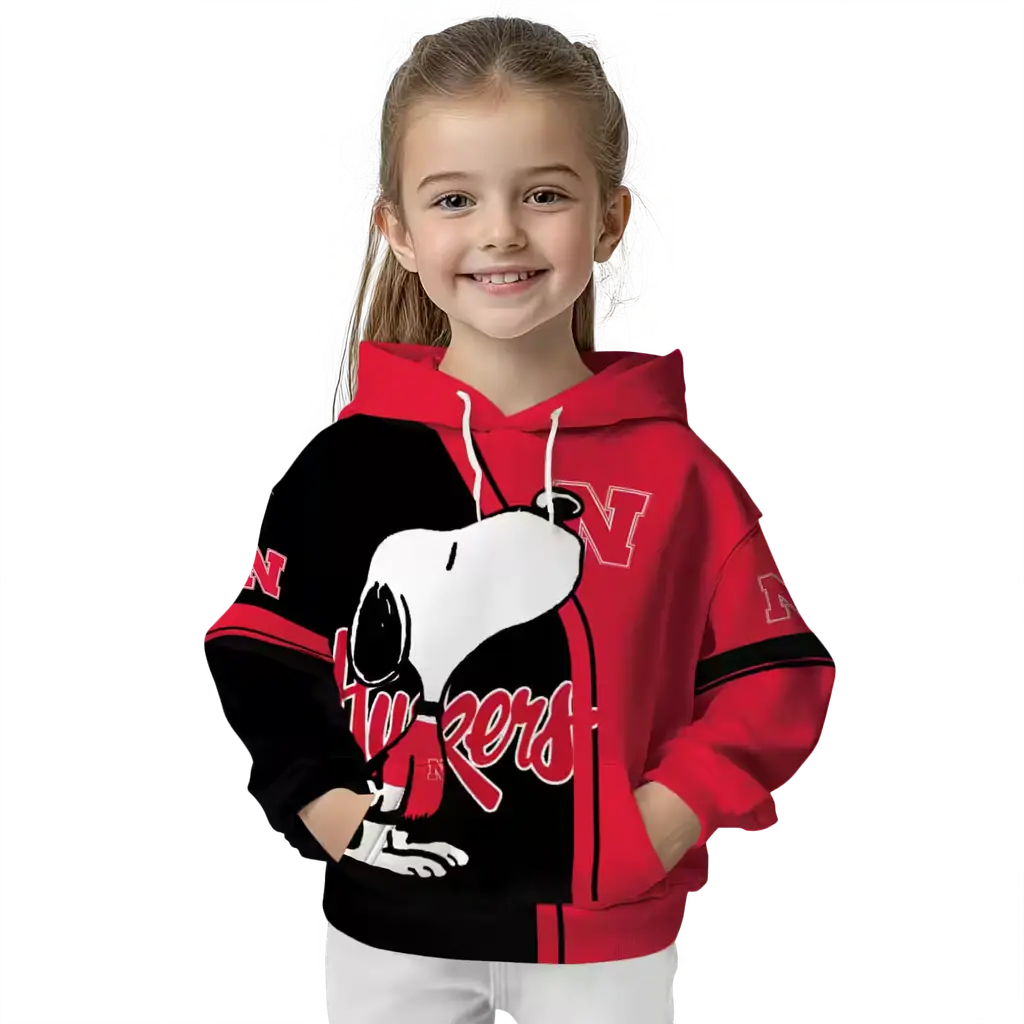 nebraska cornhuskers playful snoopy red hoodie top rated nebraska cornhuskers playful snoopy red hoodie top rated