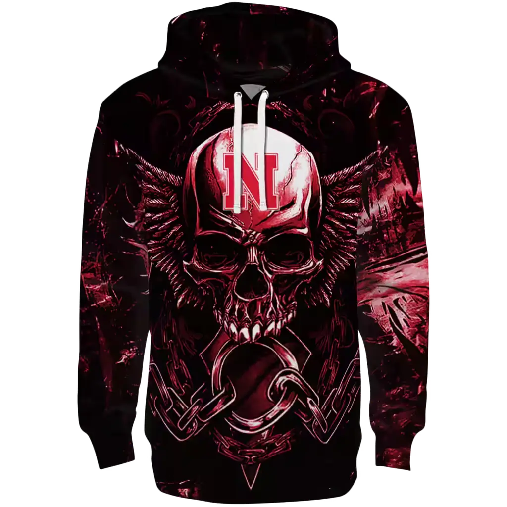 nebraska cornhuskers skull artwork red black hoodie best selling nebraska cornhuskers skull artwork red black hoodie best selling