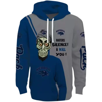 nevada wolf pack achmed skull blue hoodie best selling