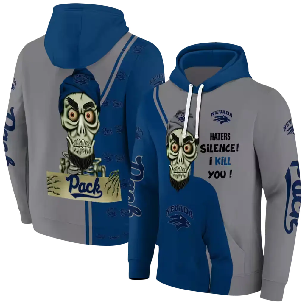 nevada wolf pack achmed skull blue hoodie fashion forward nevada wolf pack achmed skull blue hoodie fashion forward