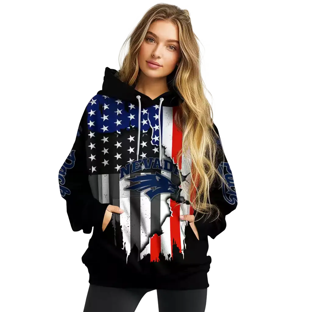 nevada wolf pack american pride black hoodie high quality nevada wolf pack american pride black hoodie high quality