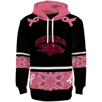 nevada wolf pack awareness ribbon black pink hoodie best selling