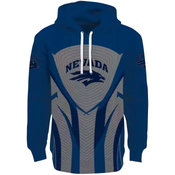 nevada wolf pack concentric lines blue black hoodie best selling