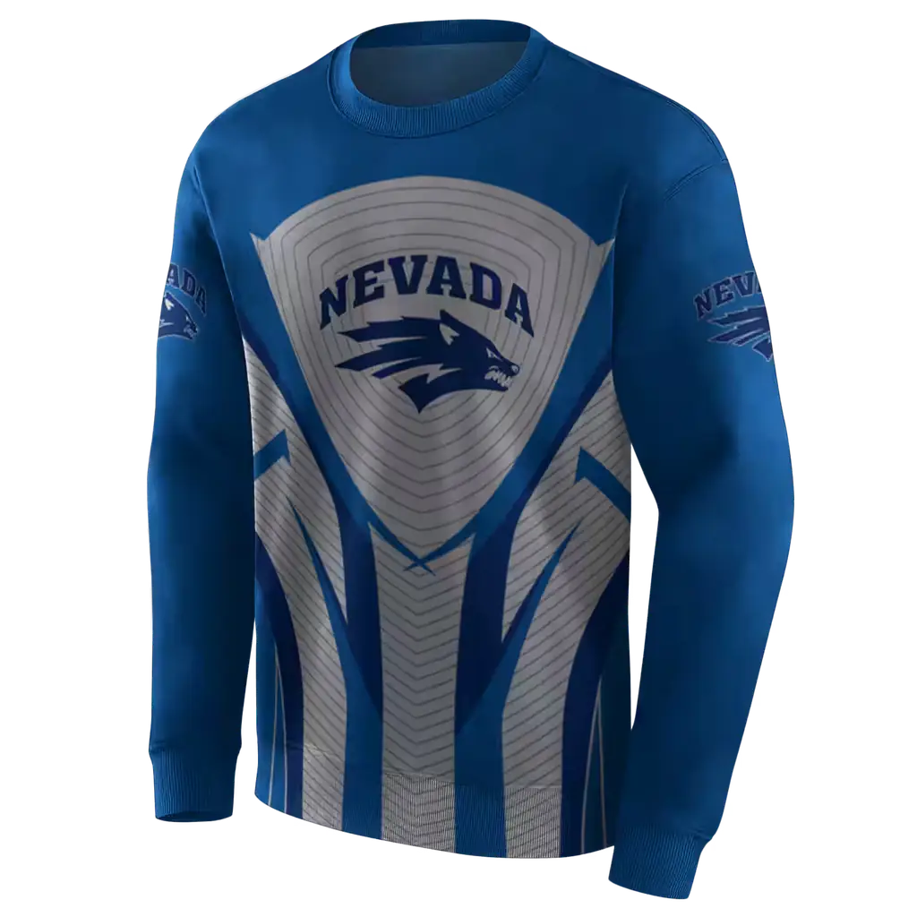 nevada wolf pack concentric lines blue black hoodie new arrival nevada wolf pack concentric lines blue black hoodie new arrival