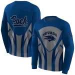 nevada wolf pack concentric lines blue black hoodie best selling