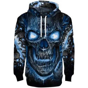 nevada wolf pack demonic skull blue black hoodie best selling