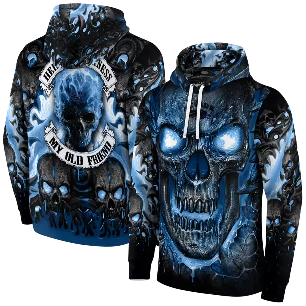 nevada wolf pack demonic skull blue black hoodie fashion forward nevada wolf pack demonic skull blue black hoodie fashion forward