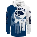 nevada wolf pack graphic punisher blue white hoodie best selling