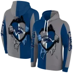 nevada wolf pack heartbeat graphic blue hoodie best selling