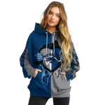 nevada wolf pack heartbeat graphic blue hoodie best selling
