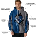 nevada wolf pack heartbeat graphic blue hoodie best selling