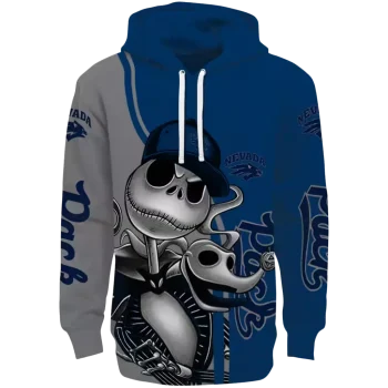 nevada wolf pack jack skellington blue hoodie best selling