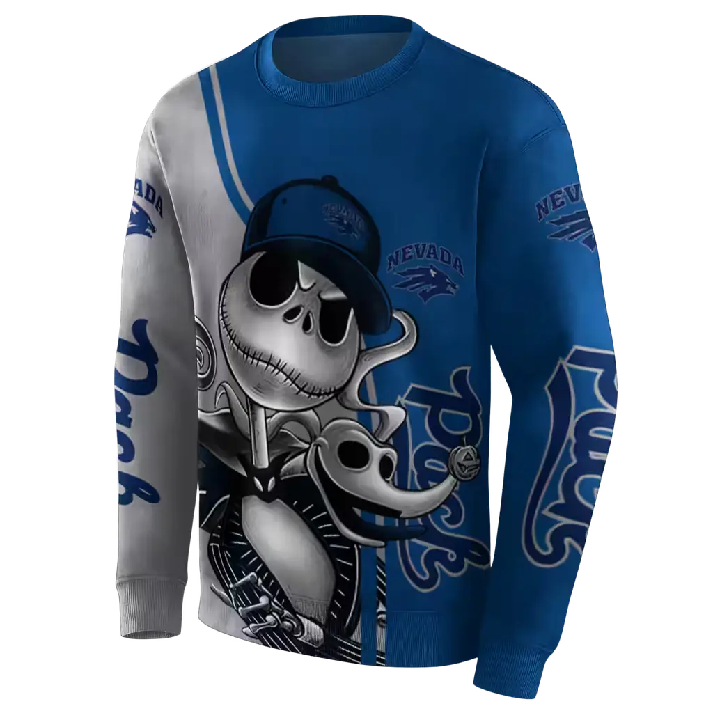 nevada wolf pack jack skellington blue hoodie new arrival nevada wolf pack jack skellington blue hoodie new arrival
