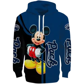 nevada wolf pack mickey mouse blue black hoodie best selling
