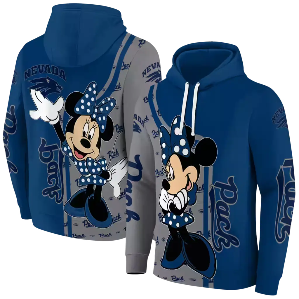 nevada wolf pack minnie mouse blue hoodie fashion forward nevada wolf pack minnie mouse blue hoodie fashion forward