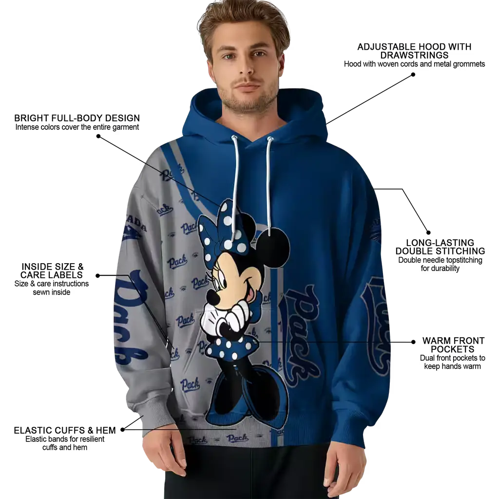 nevada wolf pack minnie mouse blue hoodie latest model nevada wolf pack minnie mouse blue hoodie latest model