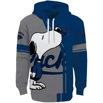 nevada wolf pack playful snoopy blue hoodie best selling