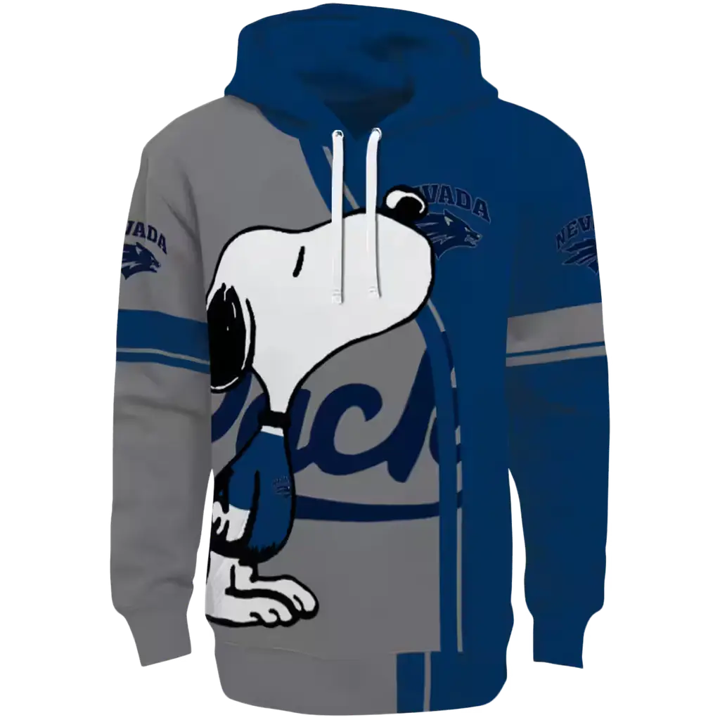 nevada wolf pack playful snoopy blue hoodie best selling nevada wolf pack playful snoopy blue hoodie best selling