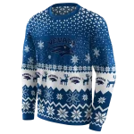 nevada wolf pack reindeer motif blue hoodie best selling