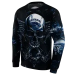 nevada wolf pack skull artwork blue black hoodie best selling