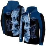 nevada wolf pack skull motif blue black hoodie best selling
