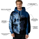 nevada wolf pack skull motif blue black hoodie best selling