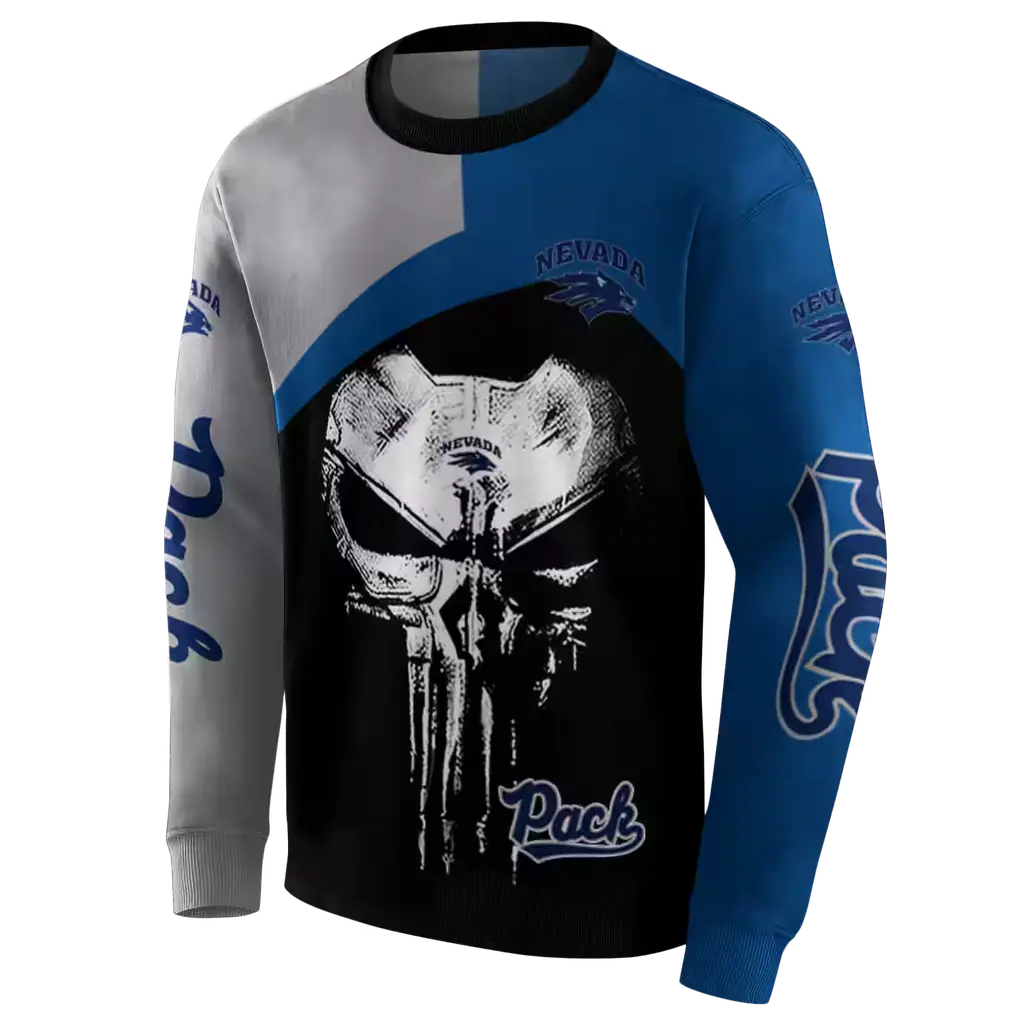 nevada wolf pack skull punisher grey black hoodie new arrival nevada wolf pack skull punisher grey black hoodie new arrival