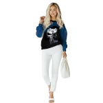 nevada wolf pack skull punisher grey black hoodie best selling