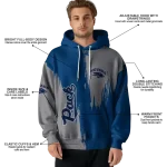 nevada wolf pack splatter effect blue hoodie best selling
