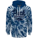 nevada wolf pack tie dye pattern blue hoodie best selling