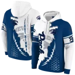 nevada wolf pack triangular pattern blue white hoodie best selling