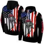 new mexico lobos american pride black hoodie best selling