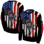 new mexico lobos american pride black hoodie best selling