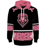 new mexico lobos awareness ribbon black pink hoodie best selling