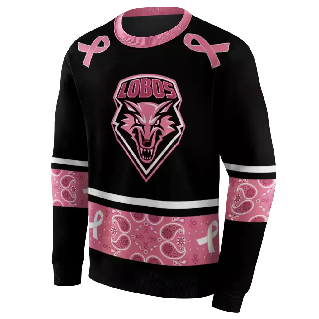new mexico lobos awareness ribbon black pink hoodie new arrival new mexico lobos awareness ribbon black pink hoodie new arrival