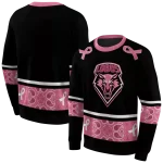 new mexico lobos awareness ribbon black pink hoodie best selling