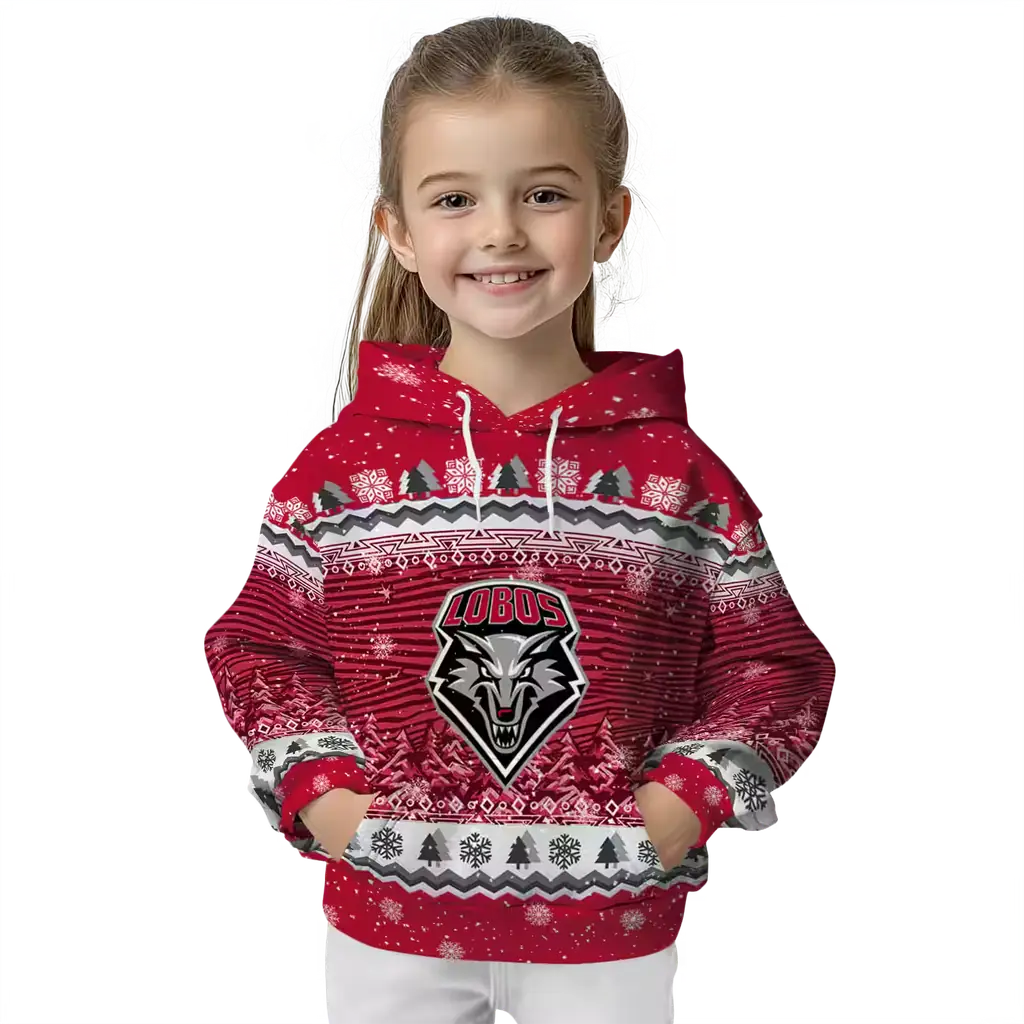new mexico lobos christmas trees red hoodie top rated new mexico lobos christmas trees red hoodie top rated
