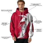 new mexico lobos dynamic slash red white hoodie best selling
