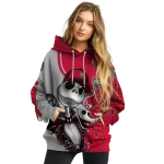 new mexico lobos jack skellington red hoodie best selling