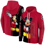 new mexico lobos mickey mouse red black hoodie best selling
