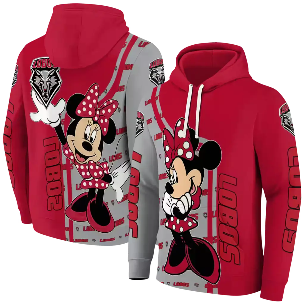 new mexico lobos minnie mouse red hoodie fashion forward new mexico lobos minnie mouse red hoodie fashion forward