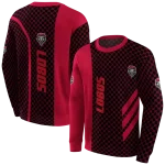 new mexico lobos monogram pattern red hoodie best selling