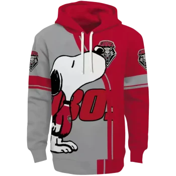 new mexico lobos playful snoopy red hoodie best selling