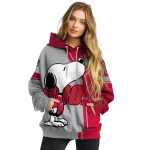new mexico lobos playful snoopy red hoodie best selling