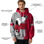 new mexico lobos playful snoopy red hoodie best selling