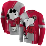 new mexico lobos playful snoopy red hoodie best selling